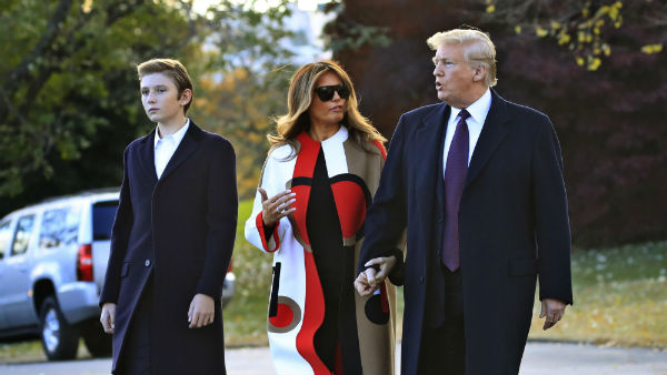 Donald Trump elder son Baraon Trump tests positive for Covid, Melania shares it on Whitehouse website