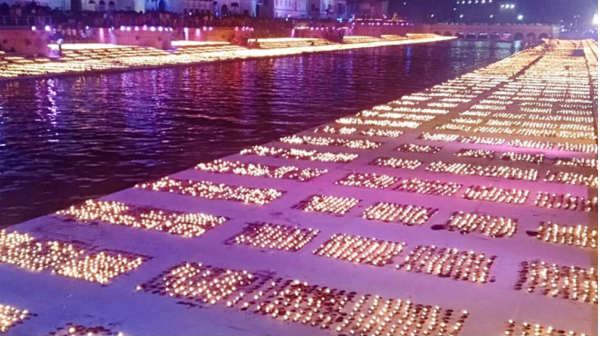  Ayodhya Deepotsav makes it to Guinness Book, 5,84,572 diyas lit, Ahead Of Diwali