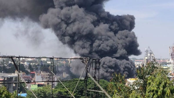 Karnataka: Major fire breaks out at chemical factory near Mysore Road in Bengaluru