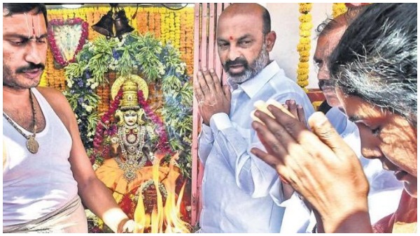 భాగ్యలక్ష్మి ఆలయంలో పూజలు