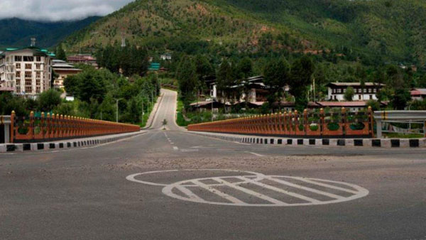 వారం రోజుల భూటాన్ లాక్ డౌన్