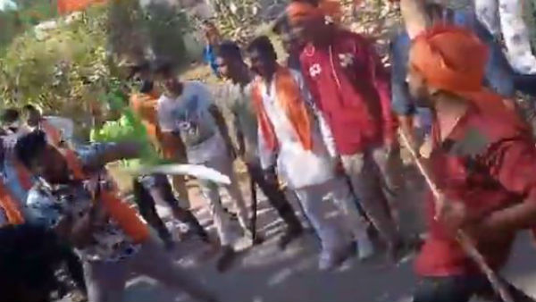 youth hulchul with talwars in bjp mp arvind jagtial visit