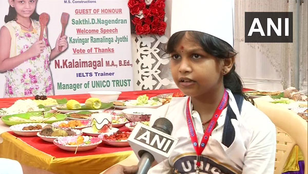 58 నిమిషాలలో 46 రకాల వంటలు చేసి యూనికో బుక్ ఆఫ్ వరల్డ్ రికార్డ్స్ లో చోటు