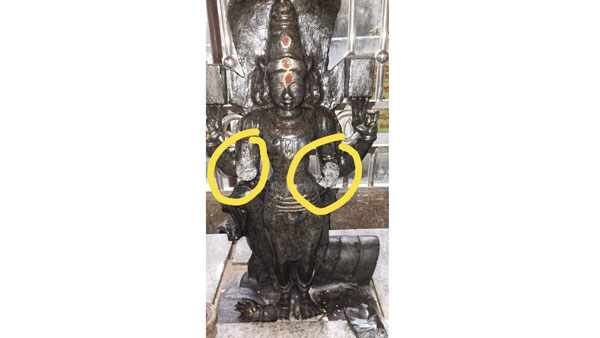 రాజమండ్రిలోని సుబ్రహ్మణ్యస్వామి విగ్రహం చేతులు ధ్వంసం.. రాజమండ్రిలోని సుబ్రహ్మణ్యస్వామి విగ్రహం చేతులు ధ్వంసం..