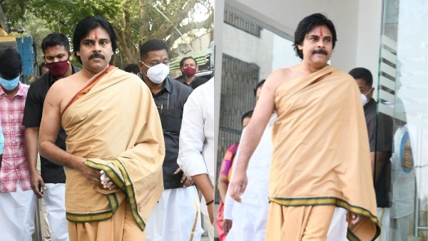 Jana Sena Chief Pawan Kalyan visits Tirumala day after Political Affairs Committee meeting