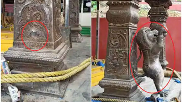 మూడు సింహాలు మాయమైన ఘటనలో కేటుగాడ్ని పట్టుకున్న పోలీసులు 