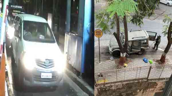 ఈసారి అంబానీ కొడుకు కారు పైకే..