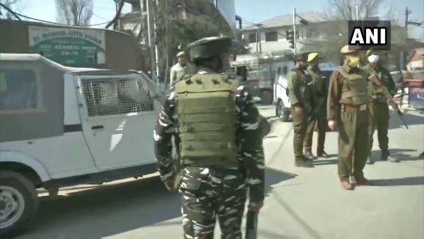 Terrorist opens fire in Baghat Barzulla of Srinagar district in Kashmir today