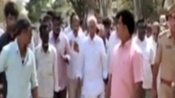 former proddatur mla varadarajulu reddy arrested in kamanur today former proddatur mla varadarajulu reddy arrested in kamanur today