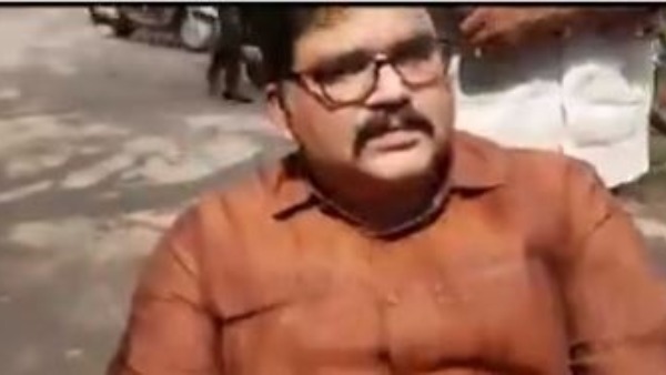  దుండగుల దాడిలో ధ్వంసమైన కారులోనే తాడేపల్లి కి వెళ్లాలని ప్రయత్నించిన పట్టాభి