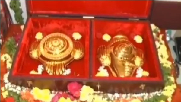 Tirupati: Tamil Nadu devotee donated counch and chakras to Lord Venkateswara 
