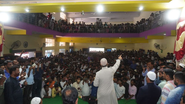 నాలుగు జిల్లాల్లో ఎంఐఎం పోటీ.. నాలుగు జిల్లాల్లో ఎంఐఎం పోటీ..