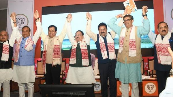 ‘Correct NRC’, CAA, Mission Brahmaputra:Nadda releases BJP’s Assam manifesto 10 promises ‘Correct NRC’, CAA, Mission Brahmaputra:Nadda releases BJP’s Assam manifesto 10 promises