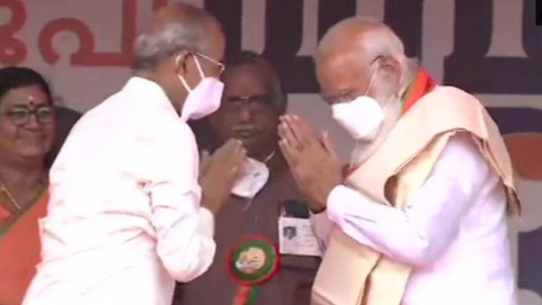 మెట్రో శ్రీధరన్‌పై మోదీ ప్రశంసలు