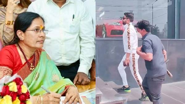 zp chairperson manjushri reddy gunmen works her son zp chairperson manjushri reddy gunmen works her son