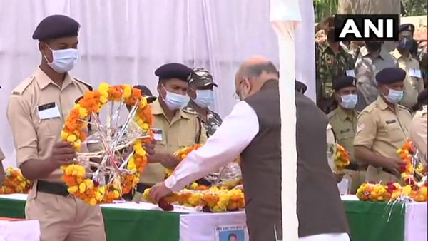 Chhattisgarh attack: Amit Shah pays tribute to martyrs, says Govt determined to end Naxal menace Chhattisgarh attack: Amit Shah pays tribute to martyrs, says Govt determined to end Naxal menace