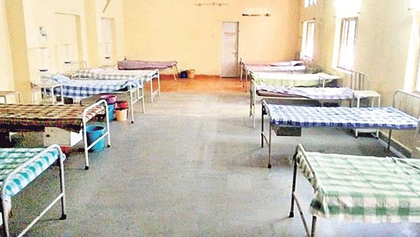 రామాంతపూర్ ప్రభుత్వ హోమియో ఆసుపత్రిలో వంద పడకలతో ఐసోలేషన్ కేంద్రం