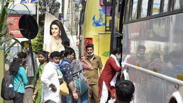 శ్రీశైలం చేరుకున్న కర్ణాటక భక్తులు.. తిరిగి వెళ్లేదెలా?