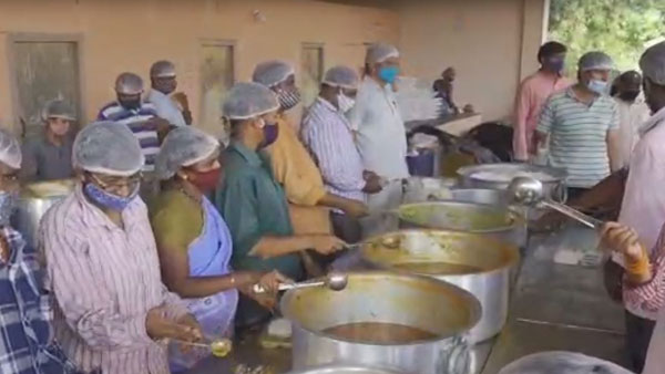 1825 మందికి ఆహార సరఫరా..