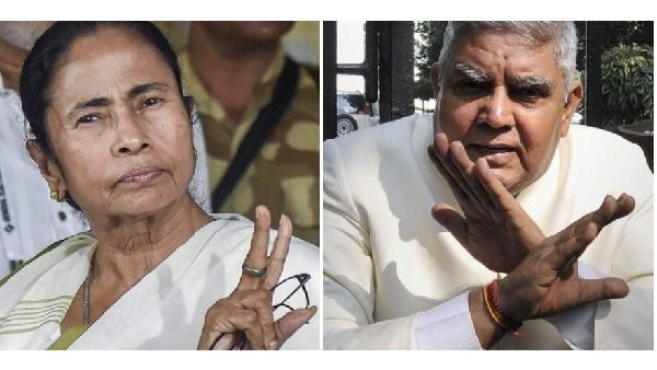 Protesters comes with sheep in front of Raj Bhavan, bengal Governor Dhankhar slams cm mamata Protesters comes with sheep in front of Raj Bhavan, bengal Governor Dhankhar slams cm mamata