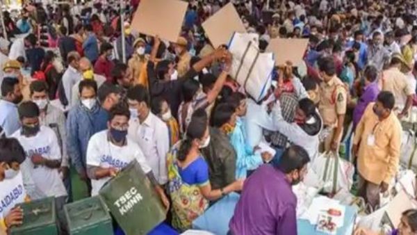 ఫలితాల్లో టీఆర్ఎస్ పార్టీ దూకుడు