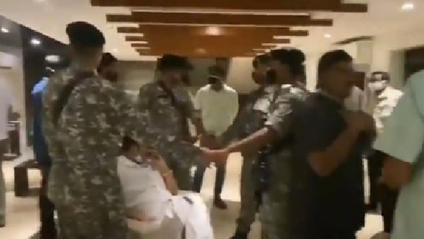 ap cid arrest ysrcp rebel mp raghurama krishnam raju in hyd residence ap cid arrest ysrcp rebel mp raghurama krishnam raju in hyd residence