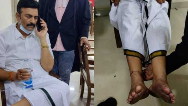 తానే గాయం చేసుకున్నారన్న సీఐడీ తానే గాయం చేసుకున్నారన్న సీఐడీ