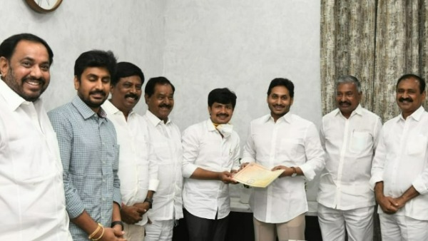 Newly elected MP from Tirupati Dr M Gurumurthy meets CM YS Jagan 