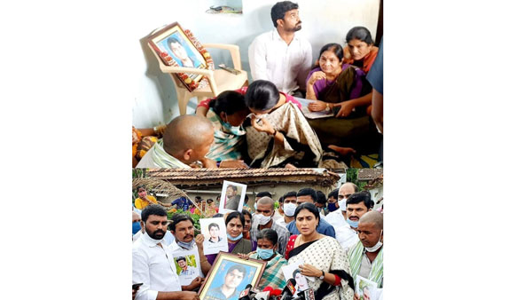 వెంకటేశ్ కుటుంబానికి పరామర్శ.. వెంకటేశ్ కుటుంబానికి పరామర్శ..