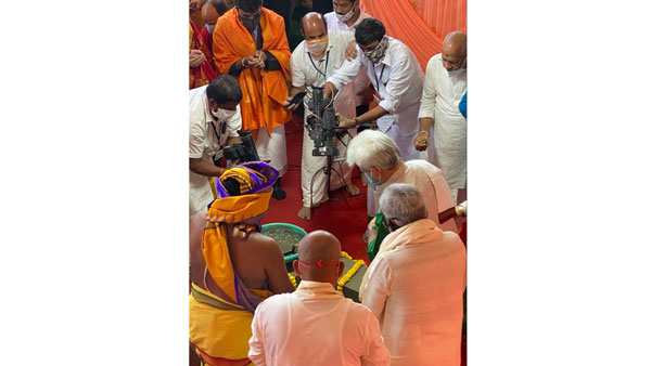 J&K LG Manoj Sinha perform Bhoomi Pujan for Lord Venkateswara Temple in Jammu by TTD