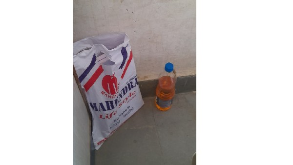 Warangal CM KCR Tour .. Couple with petrol bottle attempted to suicide 