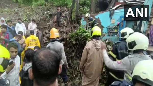 Mumbai rains: 11 people killed after a wall collapse in Chembur due to a landslide
