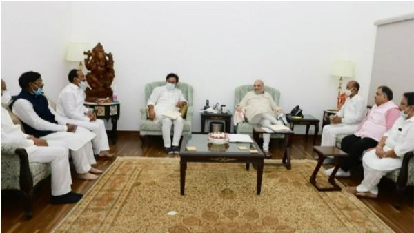 కేంద్ర హోం మంత్రి ఆశిస్సులు