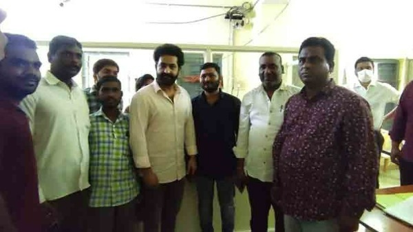 Land registration: jr ntr spotted at shankarpally mro office.