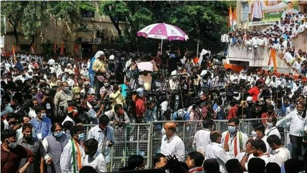 భారీగా వచ్చిన నాయకులు , కార్యకర్తలు