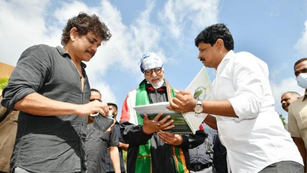 అమితాబ్ తో పాటు మొక్క్కలు నాటిన నాగార్జున , అశ్వనీదత్