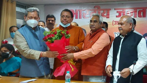  Uttarakhand bjp New CM Pushkar Singh Dhami In Map Controversy As He Takes Over