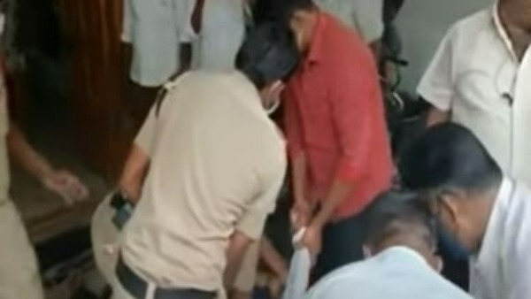  cpm workers alleges mla ambati rambabu stomped them while protesting
