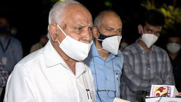 యడియూరప్పతో బొమ్మై భేటీ...