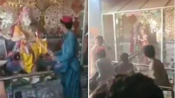 హిందూ దేవాలయంపై దాడి, విధ్వంసం..