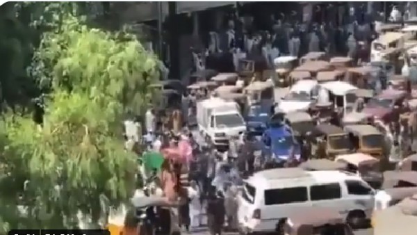 Taliban fighters opened fire at protesters in Afghanistans Jalalabad, kills 2 Taliban fighters opened fire at protesters in Afghanistans Jalalabad, kills 2