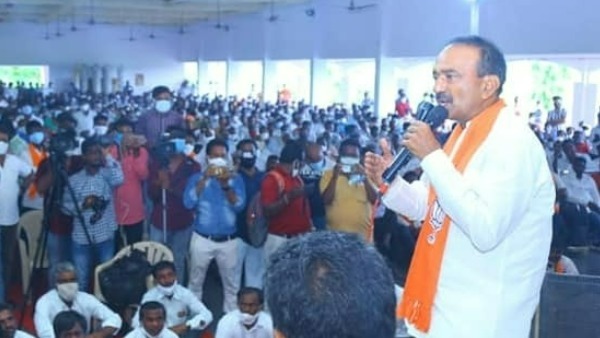 తన రాజీనామాతో ప్రజలు మేలే జరిగిందన్న ఈటల..