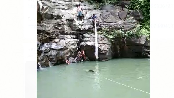 Two young men died in Mulugu Kongala Falls on Friendship Day, bodies recovered Two young men died in Mulugu Kongala Falls on Friendship Day, bodies recovered