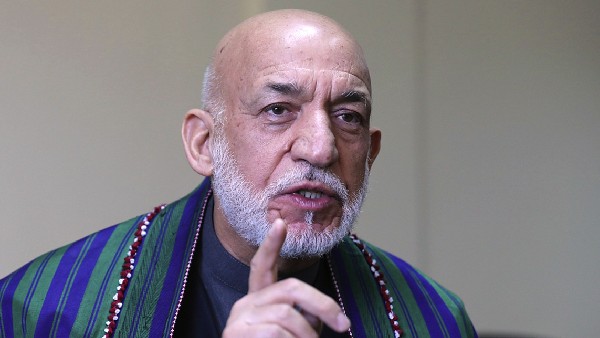 హమీద్ కర్జాయ్‌తో చర్చలు