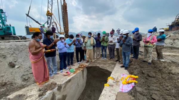 another milestone in polavaram project as lower coffer diaphragm wall construction begins today 