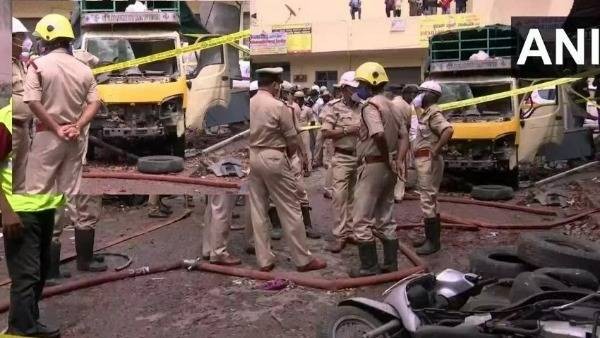 Three dead, few injured in huge blast in Bengaluru godown.