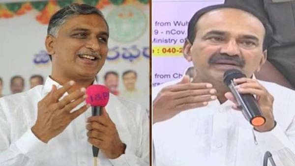 హరీశ్ రావుకు ఈటల రాజేందర్ సవాల్