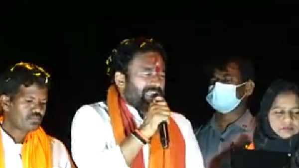 Huzurabad by-poll: Union Minister Kishan Reddy warning to KCR and KTR Huzurabad by-poll: Union Minister Kishan Reddy warning to KCR and KTR