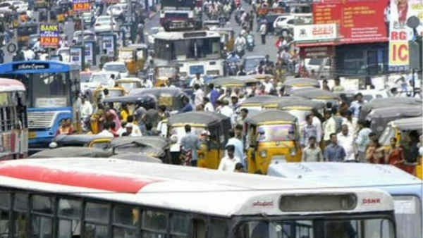 huge traffic rush at choutuppal due to dasara and bathukamma festivals affect huge traffic rush at choutuppal due to dasara and bathukamma festivals affect