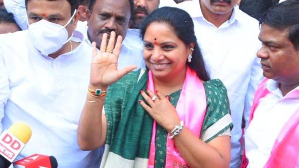  అంతా గులాబీమయం.. రెండోసారి విజయం సాధించిన కల్వకుంట్ల కవిత